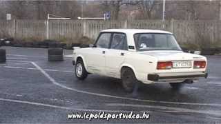 lepoldsportvideo.hu:Magyar Péter-Lada 2107 2.Winter Race Cup 2014.HD