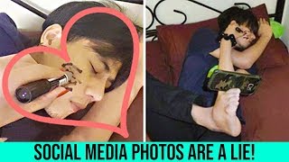 16 Photos Proving That Social Media Pictures Are a Shameless Lie
