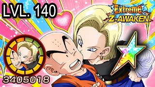 100% EZA F2P STR ANDROID 18 [LEVEL 10 LINKS] + STICKER EFFECT! Dragon Ball Z Dokkan Battle