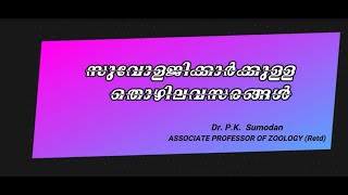 സുവോളജിക്കാർക്കുള്ള തൊഴിലവസരങ്ങൾ | Job /Career opportunities for Zoologists | Malayalam