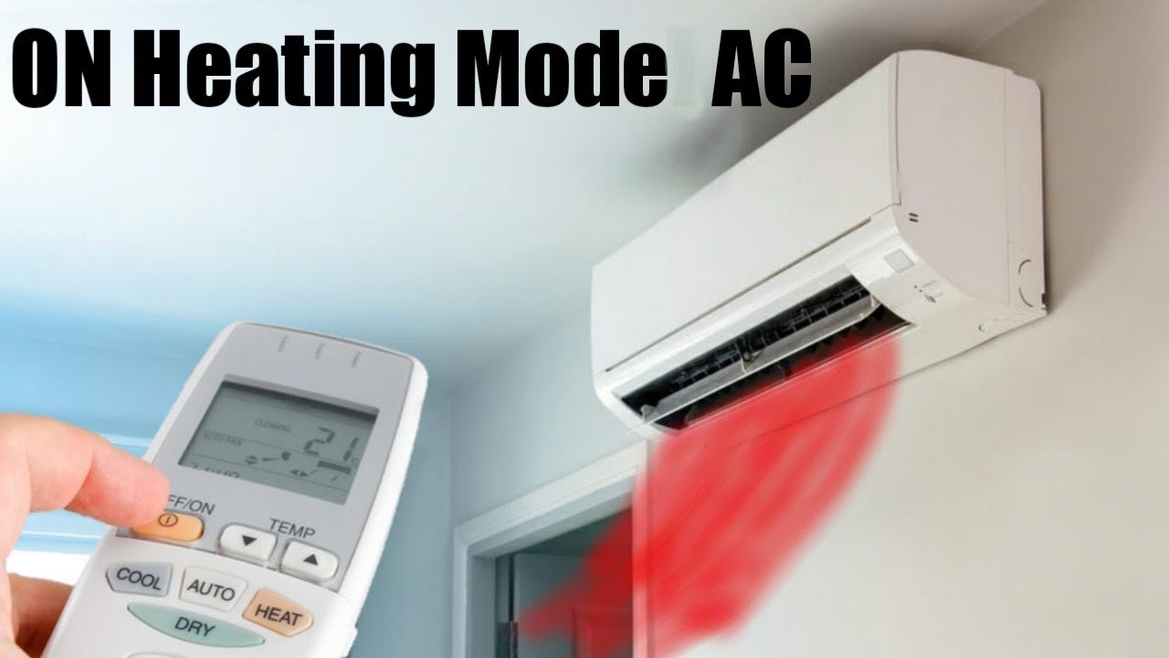 Air Conditioner ON Cooling To Heating With Remote Mode Change - YouTube