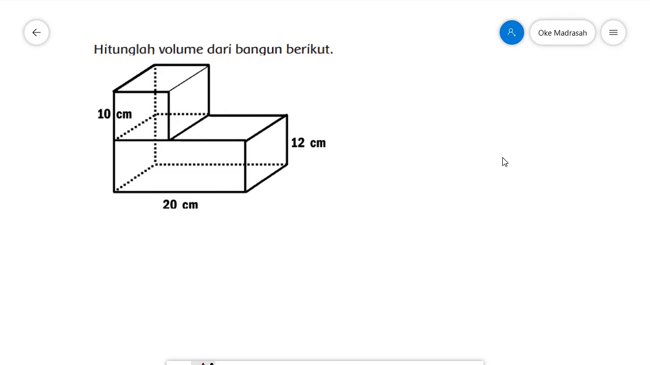 Mencari Volume Gabungan Balok Dan Kubus - YouTube