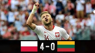 Polska - Litwa 4-0 | Skrót meczu 12.06.2018 PL Komentarz [HD]
