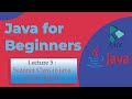 Lecture 5: Getting Input From the user in Java | netbeans | The kacs