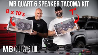 MB Quart 6 Speaker Plug & Play Install | 2016 - 2023 Toyota Tacoma