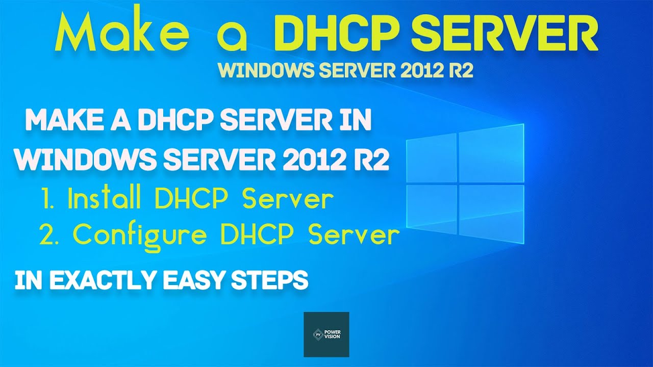 DHCP Configuration - Step By Step - Windows Server 2012 R2 - YouTube