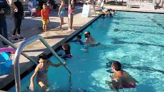 Highlights of Swimming class at Culver city Municipal Pool. June 23. 2022