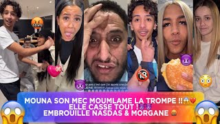 NASDAS \u0026 Co.🦅[EP.155🍿] MOUNA son Mec MOUMLAME la TROMPE !!😱💔•en RAGE elle PLEURE et CASSE TOUT !!🤬👿