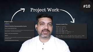 Session #11 : Project work - Part 1| Nutrition and Fitness App | Python Full Course