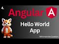 Hello World App Angular tutorial #4  | Complete Angular 17+ Course