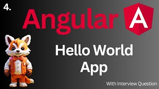 Hello World App Angular tutorial #4 | Complete Angular 17+ Course