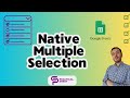 Master MULTIPLE Selections in Google Sheets Dropdowns 🎓