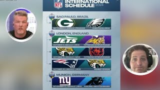 NFL releases INTERNATIONAL & Christmas Day schedule?! | The Pat McAfee Show