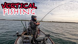 🇬🇧UK VERTICAL FISHING for ZANDER on Rutland Reservoir