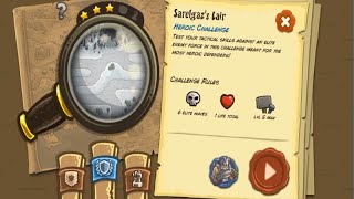 Kingdom Rush - Sarelgaz's Lair (Bonus Level) Heroic Challenge Hard/Veteran Difficulty Walkthrough