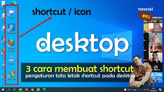 Cara Membuat Shortcut dan Mengatur Tata Letak pada Desktop Windows 10