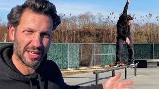 Learning NEW Rail Tricks at a PERFECT Skatepark!