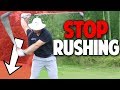 Golf Downswing | How To Stop Rushing Your Downswing Drills