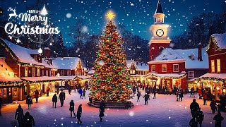 Beautiful Snowy Christmas Ambience 🎁🎄 relaxing christmas carol music 2025 For Calm, Study, Sleep