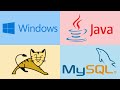 How to install Java, Apache Tomcat and MySQL on Windows (Servlet + JSP)