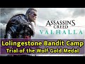 Assassin's Creed Valhalla - Lolingestone Bandit Camp Wolf Mastery Challenge - Gold Medal