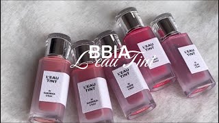 BBIA L’EAU TINT | Swatch và Review 5 màu son thuần chay từ BBIA