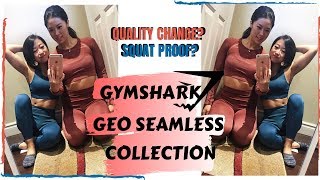 GYMSHARK GEO SEAMLESS LEGGINGS REVIEW  | TRY ON