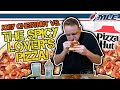 Joey Chestnut Devours the Pizza Hut Spicy Lovers Pizza in Record Time!!!