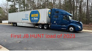 My first load with JB Hunt of 2023 #sfi #jbhunt