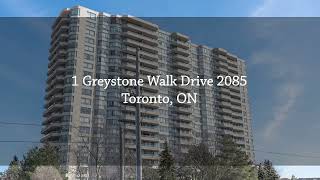 2085-1 Greystone Walk Dr  2 Bed, 1 Bath Pickering Condo With Beautiful View