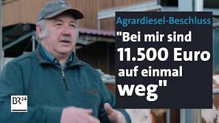 Agrardiesel und Kfz-Steuer: Steuerbegünstigungen für Landwirte fallen weg | Abendschau | BR24