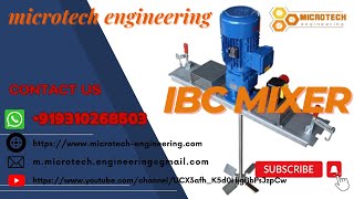 ibc mixer, drum mixer, barrel mixer, solvent mixer, tank mixer, turbine mixer, agitator mixer