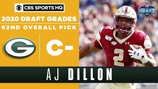 Packers select AJ Dillon with the 62nd overall pick | 2020 NFL Draft |