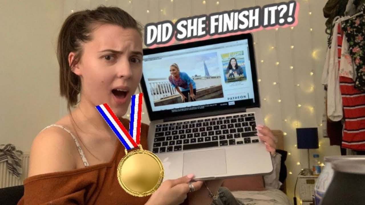 Reacting To Saffron Barker In The London Marathon!! | Isabel Julie ...