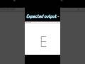 How to Draw an Alphabet E using a Python Turtle Module