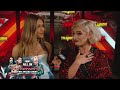 toni storm goes off in backstage interview throws shoe 👠 😳