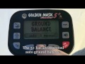 The new Golden Mask 5+ (power box) metal detector - menu