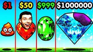 $1 GEM vs $1,000,000 DIAMOND