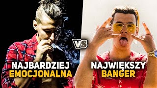 Najbardziej EMOCJONALNE PIOSENKI vs NAJWIĘKSZE BANGERY raperów