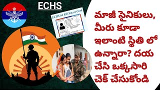 Any type of ESM can Apply ECHS CARD in 10Min and get Immediate Treatment from Corporate Hospitals