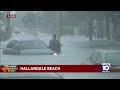 Significant flooding seen in Hallandale Beach