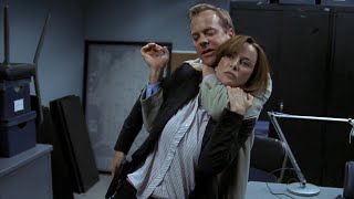 Jack bauer chokes out Renne Walker - 24 Season 7 - NEW 2024