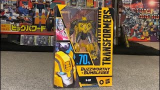 Transformers buzzworthy bumblebee studi series B127 complete transformation process video SS 70