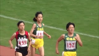 群馬県高校陸上強化大会2015 女子1500ｍ(2・3年)決勝