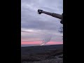 Morning launches of MLRS Himars APU