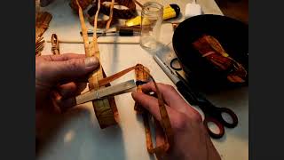 Starting a Woven Cedar Bark Bracelet