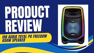 Ion Audio Total PA Freedom 650w Speaker with Wireless Mic: Review \u0026 Detailed Look