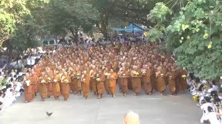 งานปฏิบัติธรรม ประจำปี ๒๕๕๙ ณ วัดหนองป่าพง - จากธรรมศาลาสู่ลานเจดีย์พระโพธิญาณเถร ช่วงที่ ๓