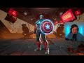 asmr relaxing marvel rivals captain america gameplay controller sounds