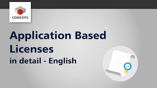 Application Based Licenses - in detail - CODESYS
